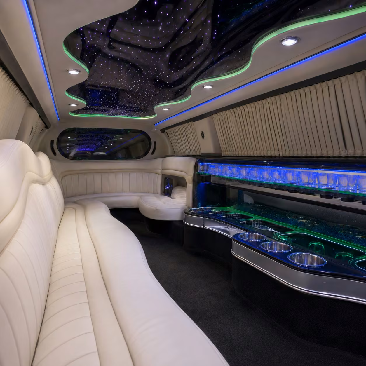 chrysler 300 limo interior
